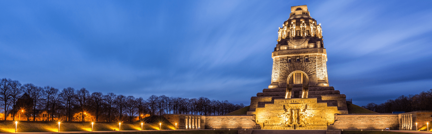 Lipsk widok na zabytek