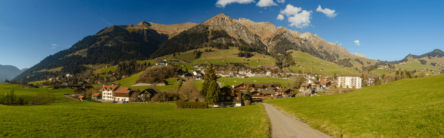 Château-d’Oex panorama