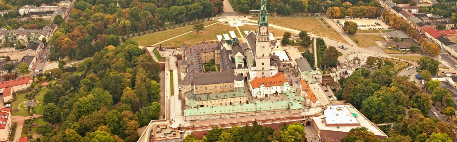 Częstochowa z lotu ptaka