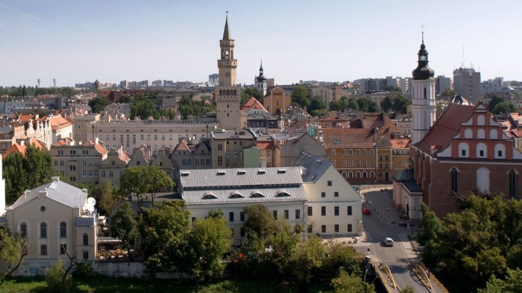 Opole z lotu ptaka
