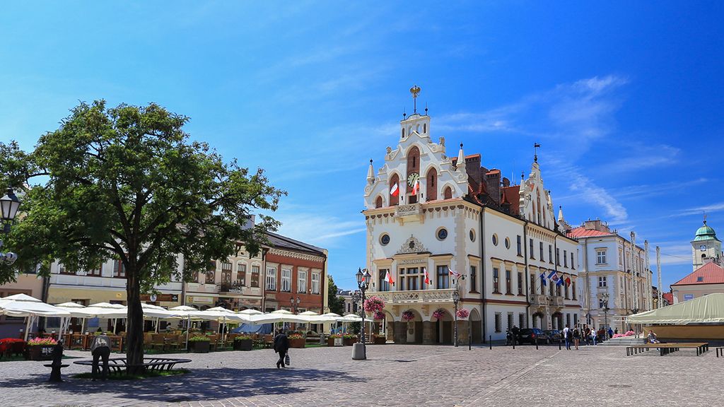 Rynek miejski w Rzeszowie