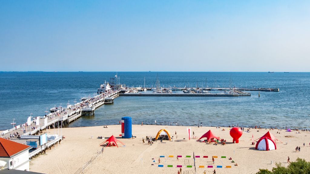 Plaża w Sopocie