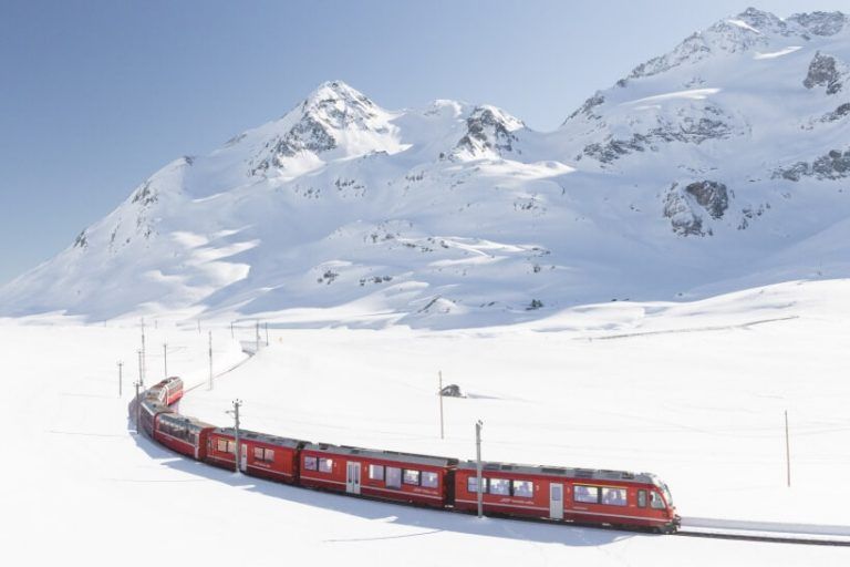 Bernina Express - kolej panoramiczna w Szwajcarii