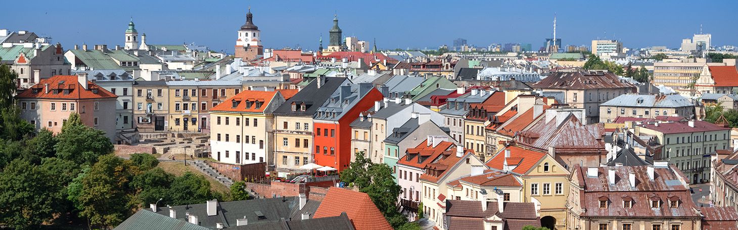 panorama miasta Lublin