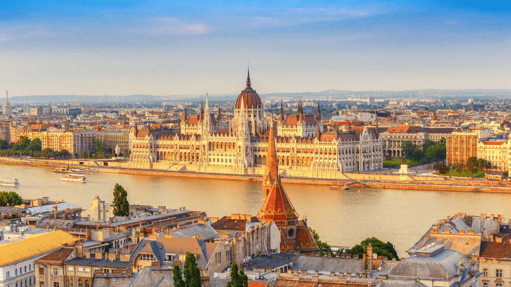 Widok na Budapeszt