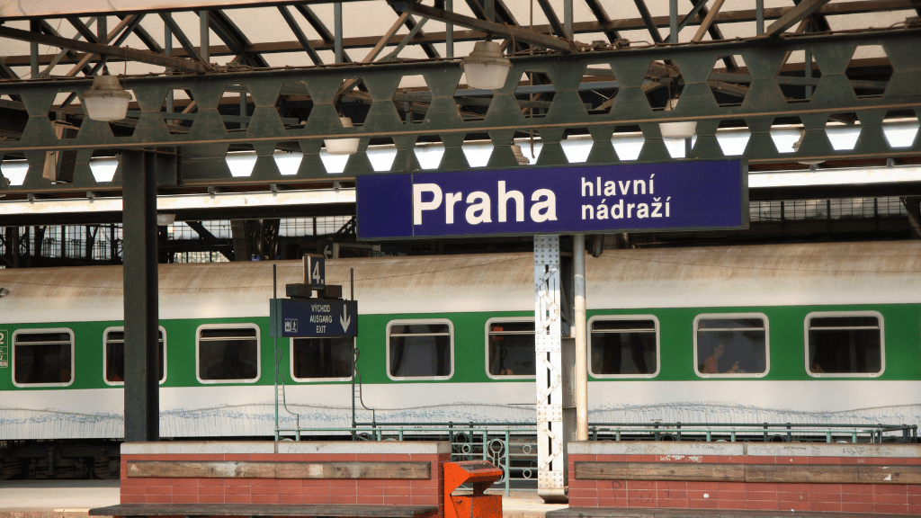 Stacja kolejowa w Pradze