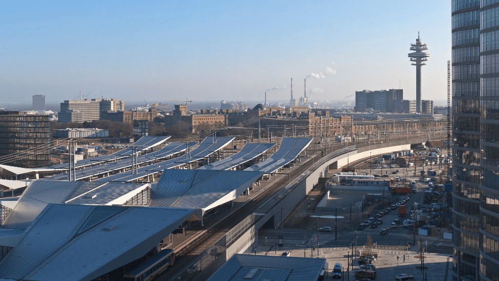 Główna stacja kolejowa we Wiedniu