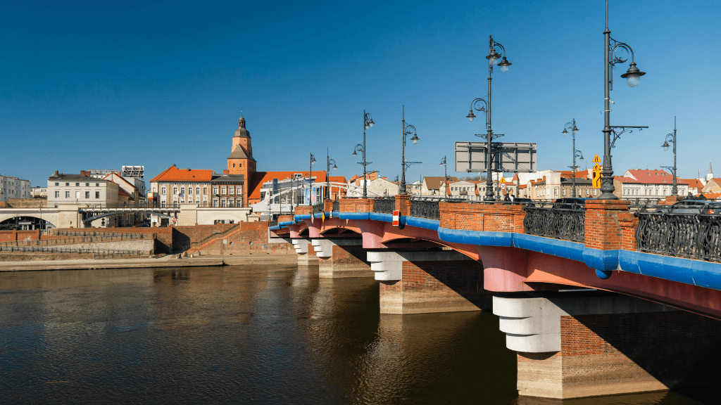 Most nad rzeką Wartą