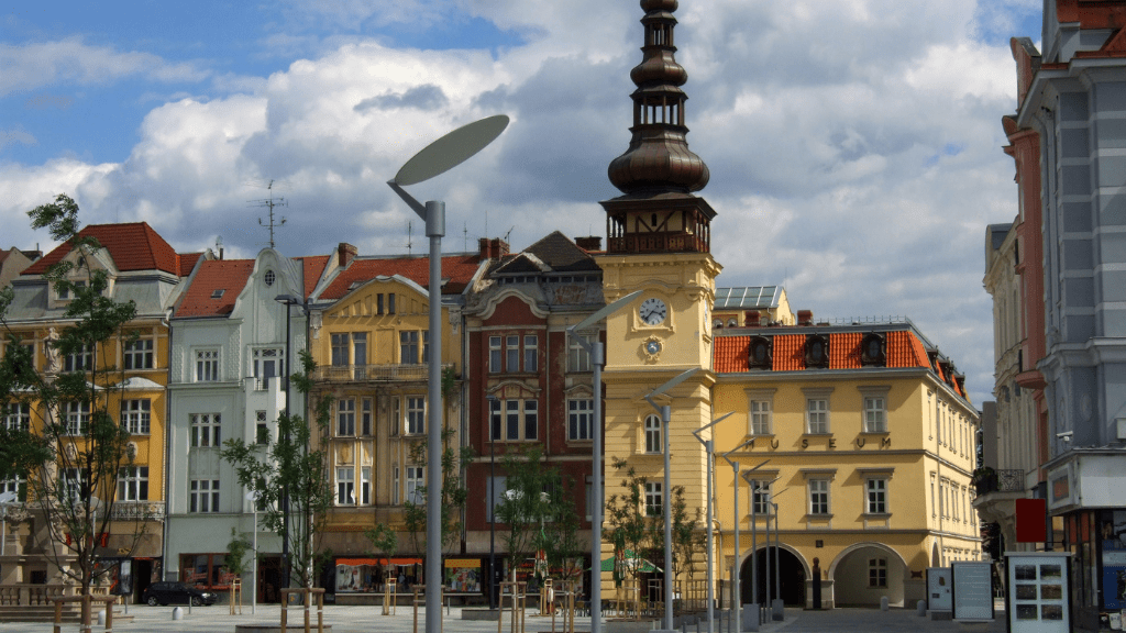 Plac Masaryka w Ostrawie