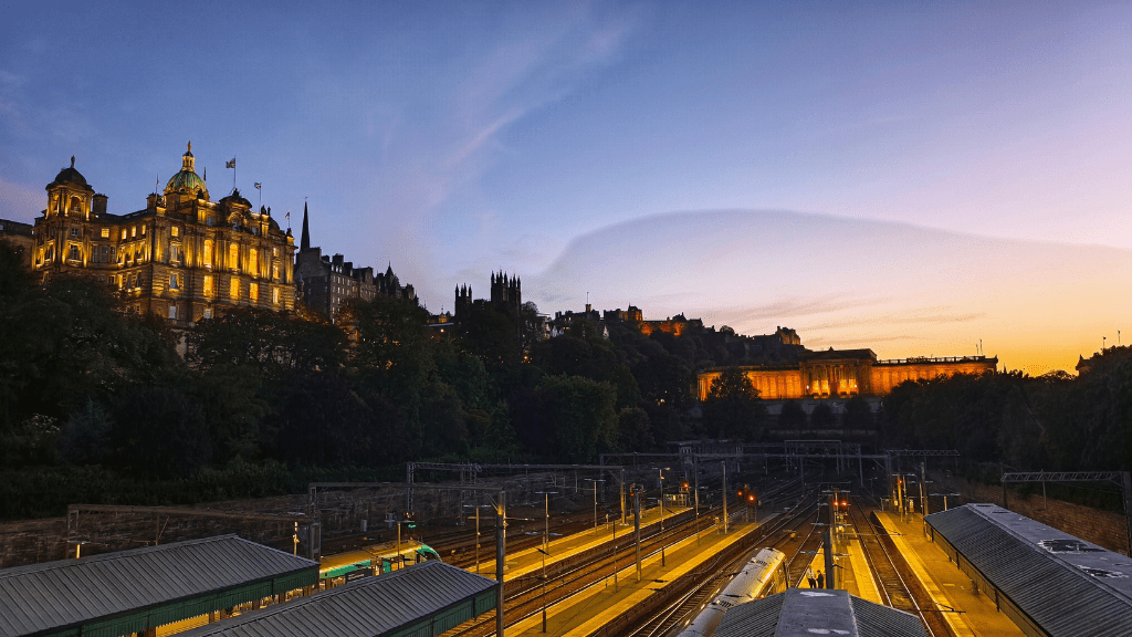Edynburg stacja kolejowa