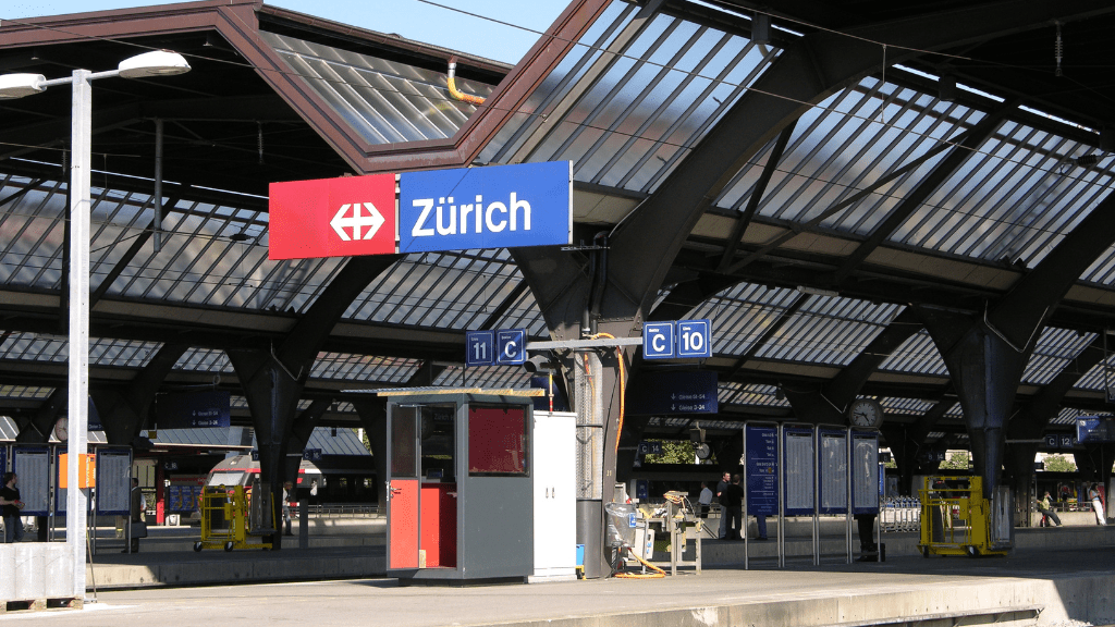 Zurych stacja kolejowa