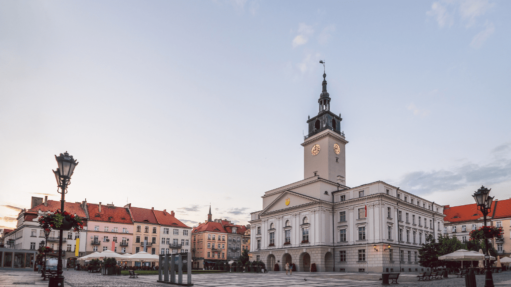Kalisz widok na stare miasto 