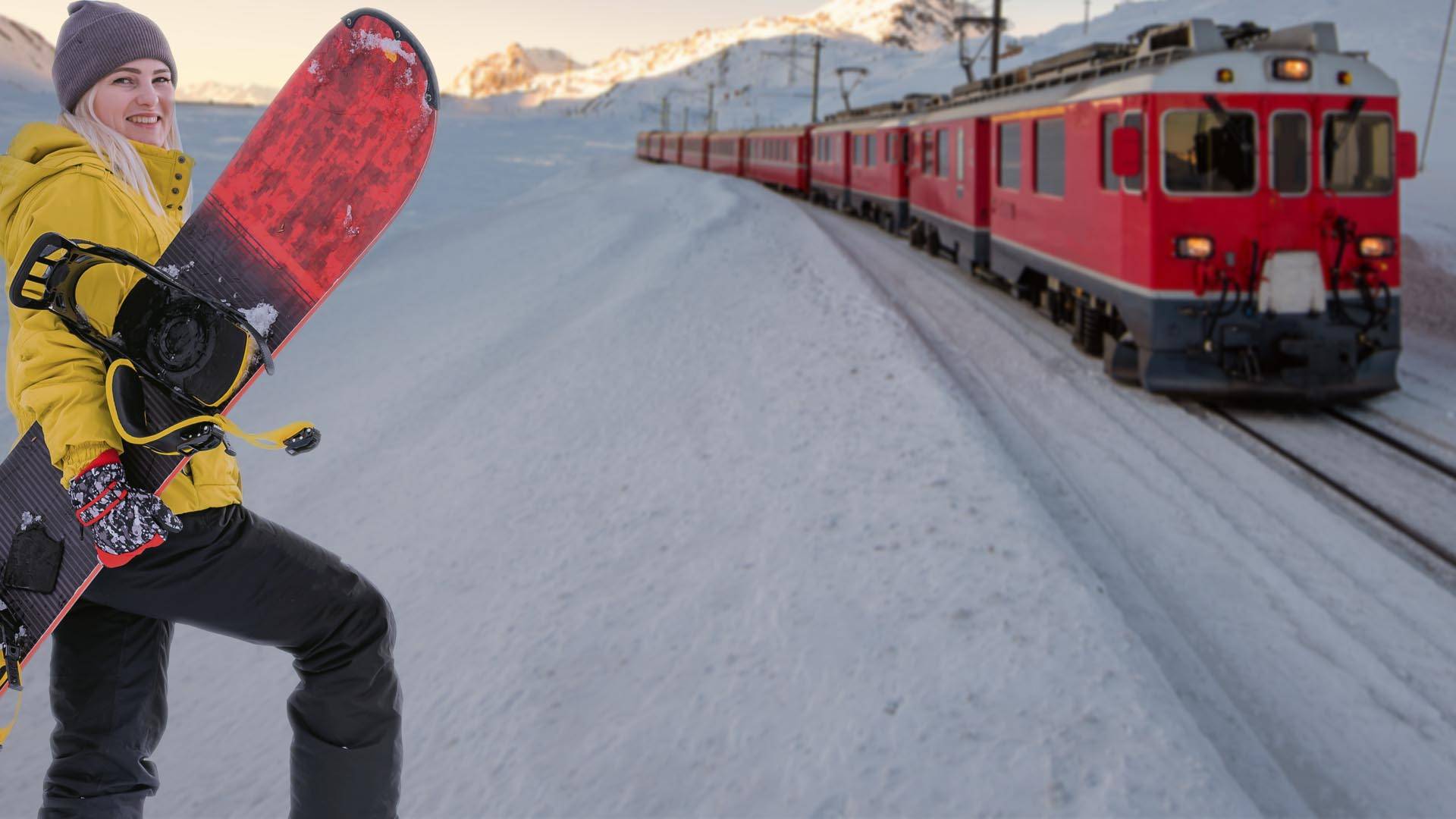 Tło wyszukiwania z pociągiem.